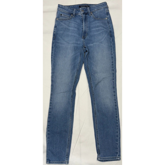 Calvin Klein Jeans Womens 28 x 28‎ Blue Slim Fit Med Rise Skinny CKJ 010 - Picture 1 of 10